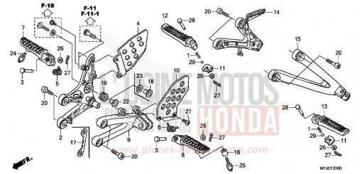 MARCHE CBR600RAC de 2012